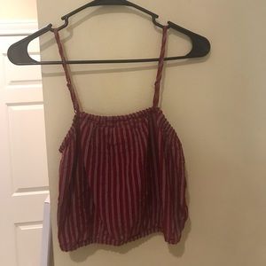 Red American Eagle tank top